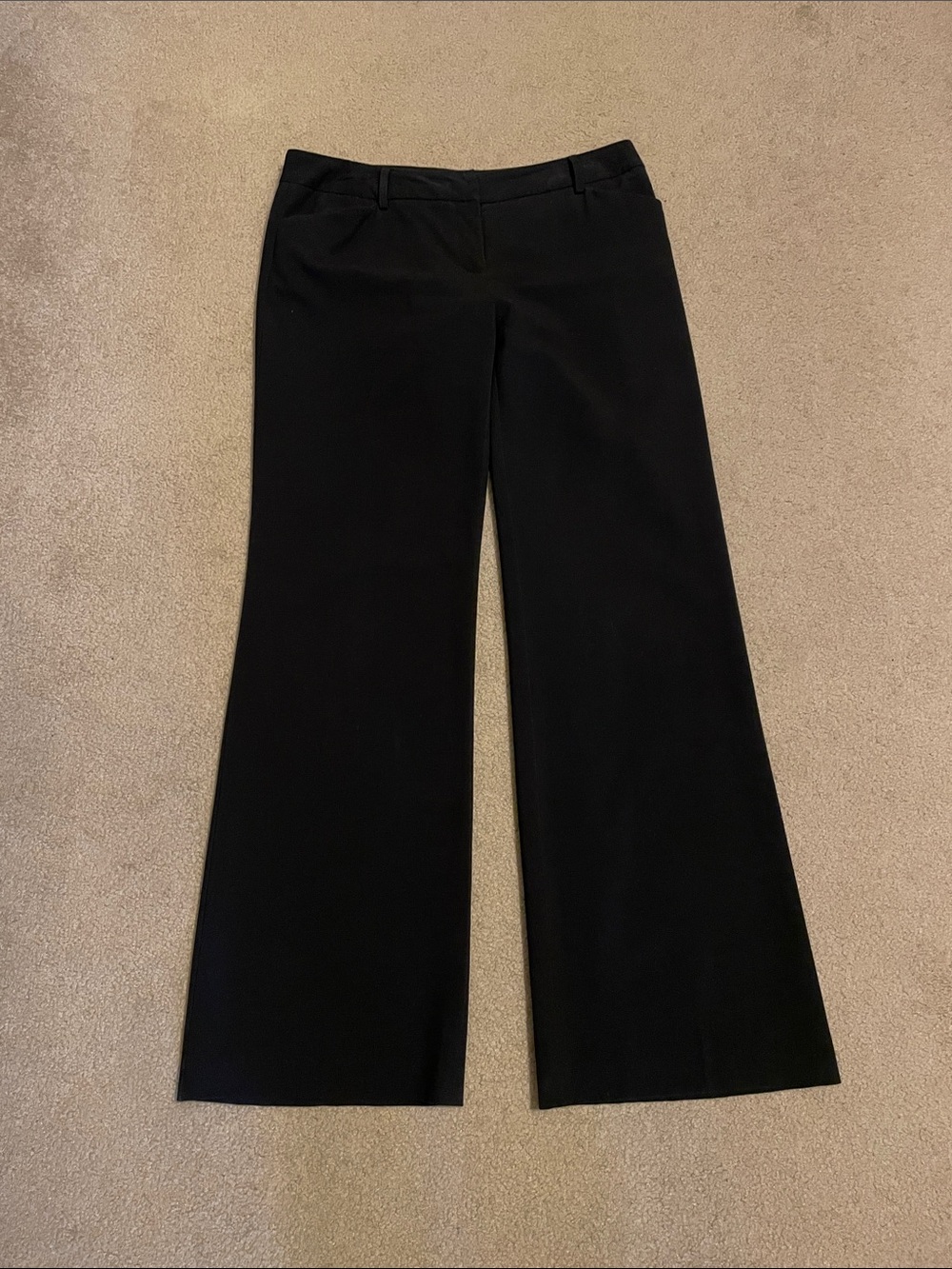AB Studio Women's Black Wide-Leg Dress Pants Size 8 (Good)